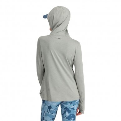 Marškinėliai moterims Simms Solarflex® hoody su kapišonu 2024 4