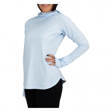 Marškinėliai moterims Solarflex Cooling Hoody Simms 2022 4