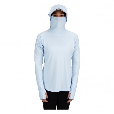 Marškinėliai moterims Solarflex Cooling Hoody Simms 2022 5