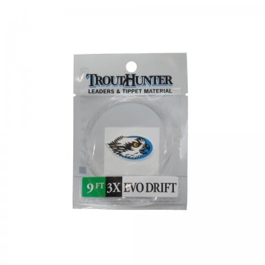 Muselinis konusinis pavadėlis EVO Drift Leader 2,7m Trout Hunter