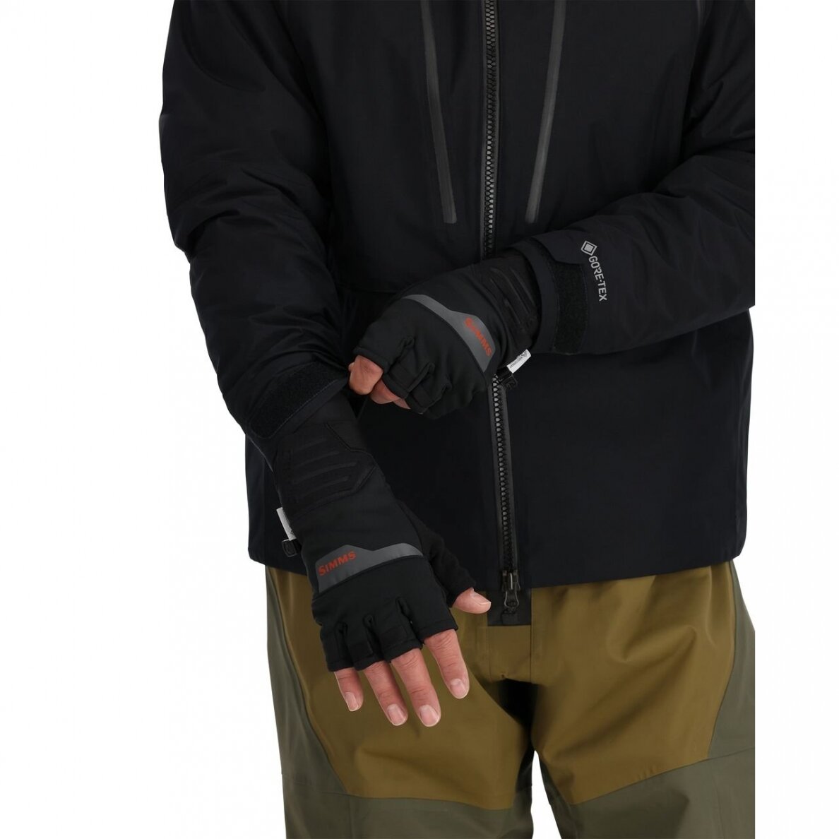 Pirštinės Windstopper® GORE-TEX® Half-Finger nupjautais pirštais Simms 2