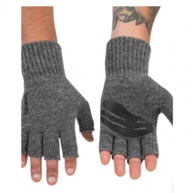 Перчатки Simms Wool Half Finger Glove 1 Перчатки Simms Wool Half Finger Glove 1