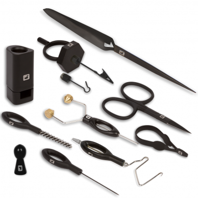 Rinkinys muselėms rišti Complete flyting tool kit black Loon USA Rinkinys muselėms rišti Complete flyting tool kit black Loon USA