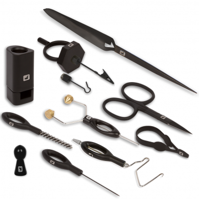 Набор для вязания мушек Complete flyting tool kit black Loon USA