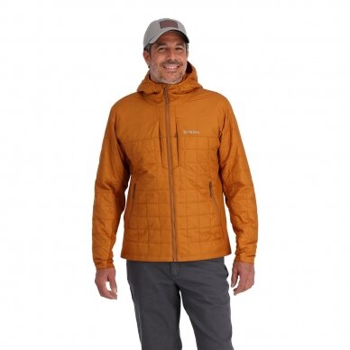 Fall Run Hybrid jacket Primaloft® Black Eco Simms Xl size black left 3