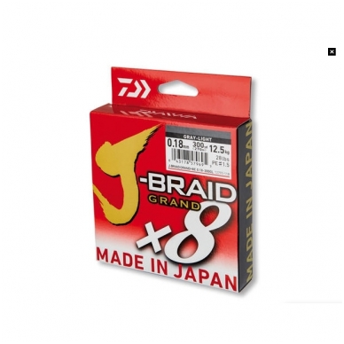 Valas pintas Daiwa J-braid Grand X8 made in Japan