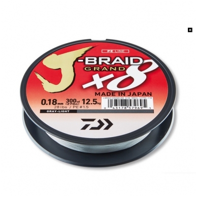 Braided line Daiwa J-braid Grand X8 made in Japan 1