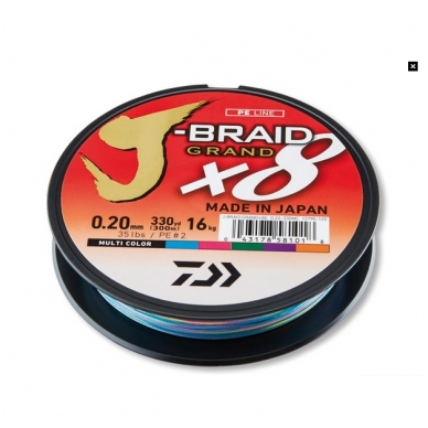 Braided line Daiwa J-braid Grand X8 made in Japan 2