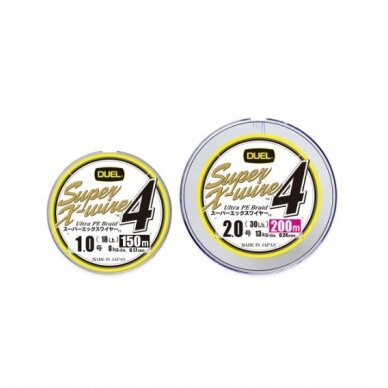 Плетеная леска Duel Super X-wire 4 нити made in Japan Плетеная леска Duel Super X-wire 4 нити made in Japan