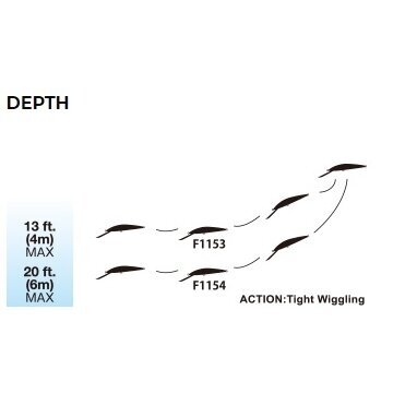 Vobleris Yo-Zuri CRYSTAL® 3D minnow deep diver F1153 6 Vobleris Yo-Zuri CRYSTAL® 3D minnow deep diver F1153 6